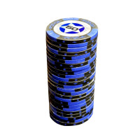 Фишки для игры в покер Black Stars номиналом 50 (25шт)