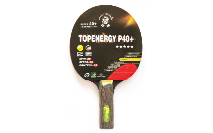 Теннисная ракетка Dragon Topenergy 5 Star New (прямая) Теннисная ракетка Dragon Topenergy 5 Star New (прямая)